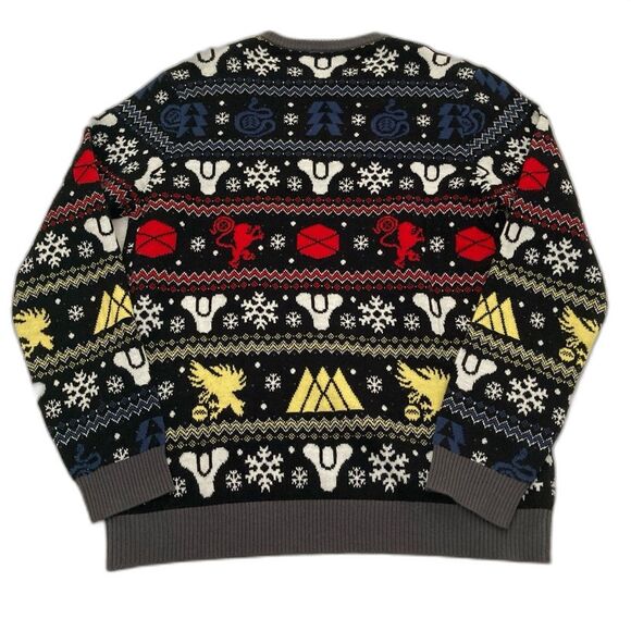Numskull Destiny Christmas Sweater MEDIUM Unisex Fair Isle Nordic Knit - Picture 2 of 8